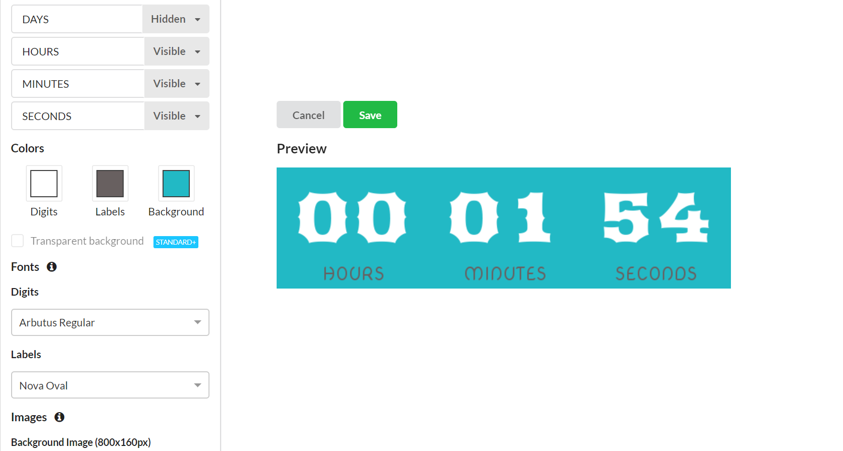 fonts for an email countdown timer fonts for an email countdown timer