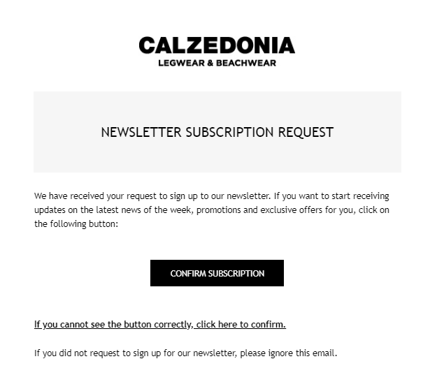 subscription confirmation email subscription confirmation email