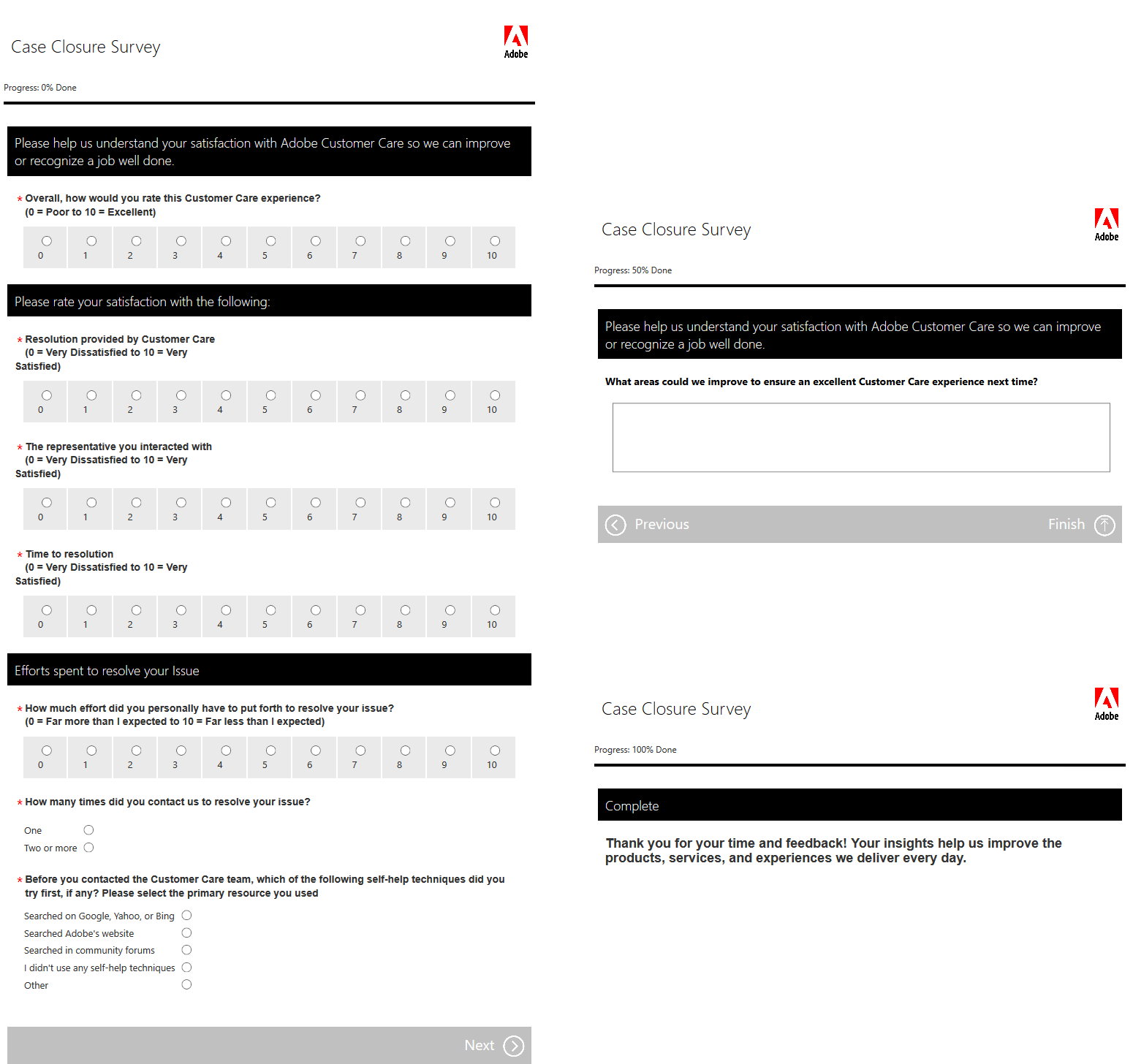 case closure survey by adobe case closure survey by adobe