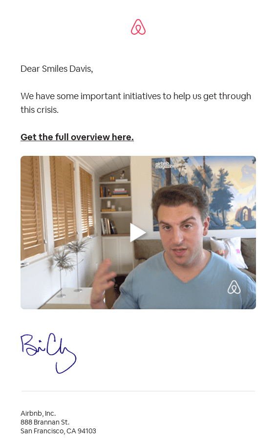 video announcements in email video announcements in email