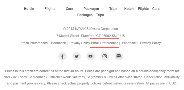 email preference center email preference center