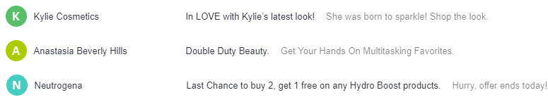 beauty email subject line examples beauty email subject line examples
