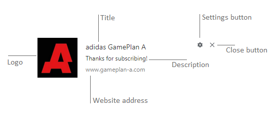 web push notification elements web push notification elements
