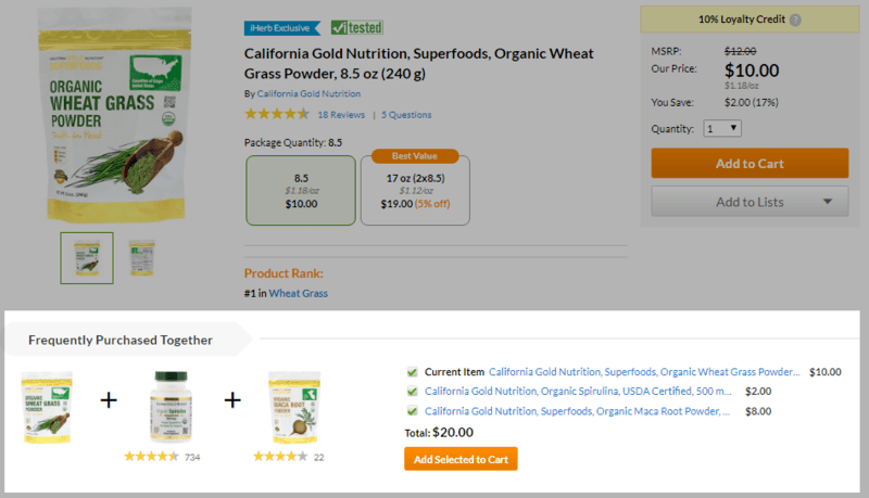 cross-selling example cross-selling example