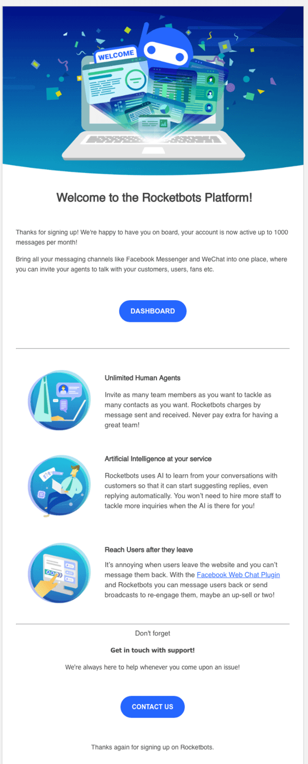 welcome email from b2b company welcome email from b2b company