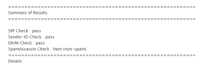 spam check report spam check report