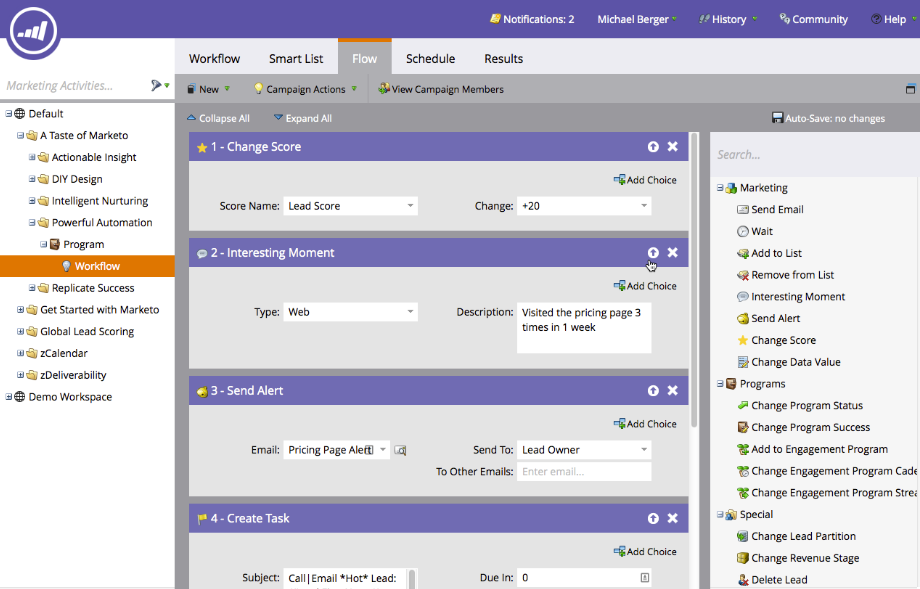 automated workflow example automated workflow example
