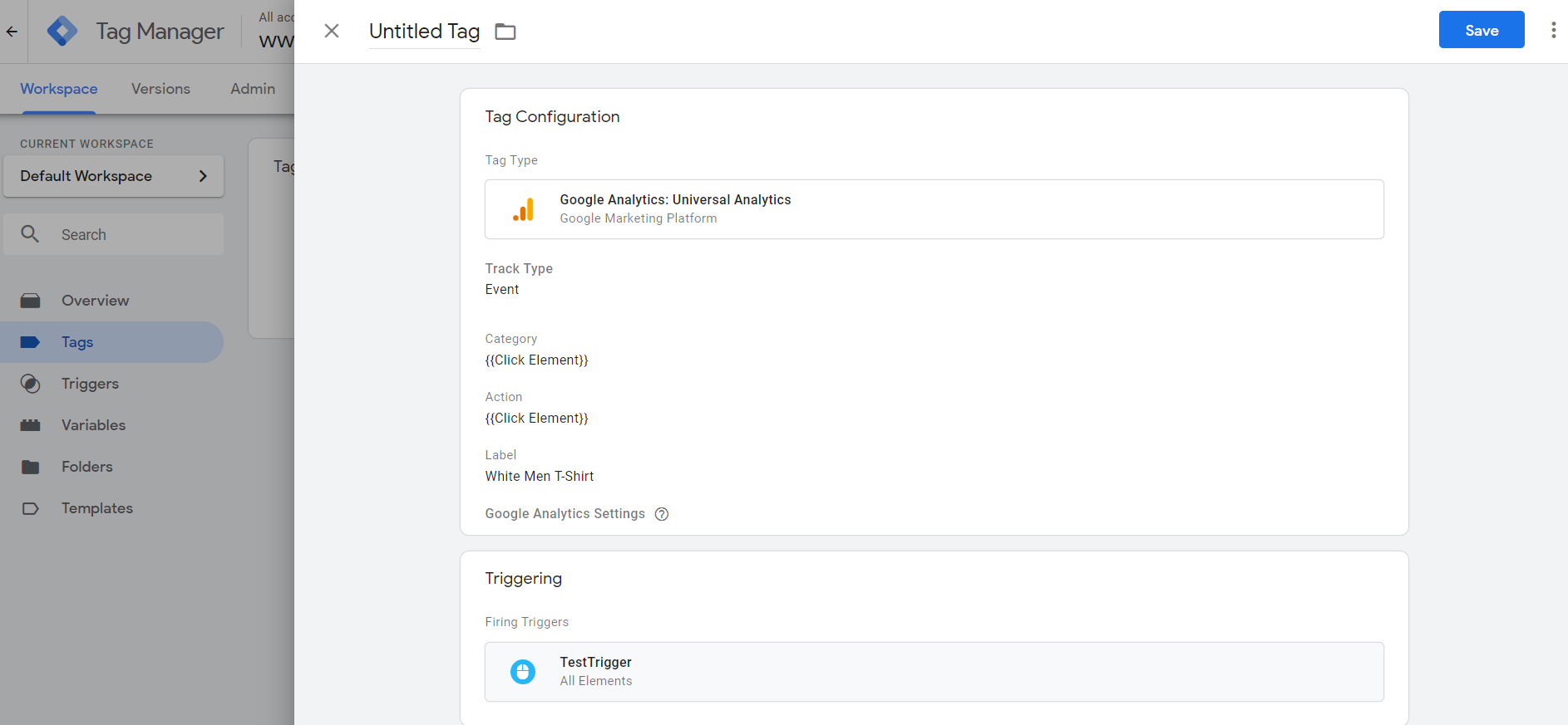 setting event values setting event values