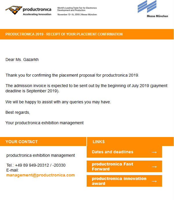 confirmation email example confirmation email example