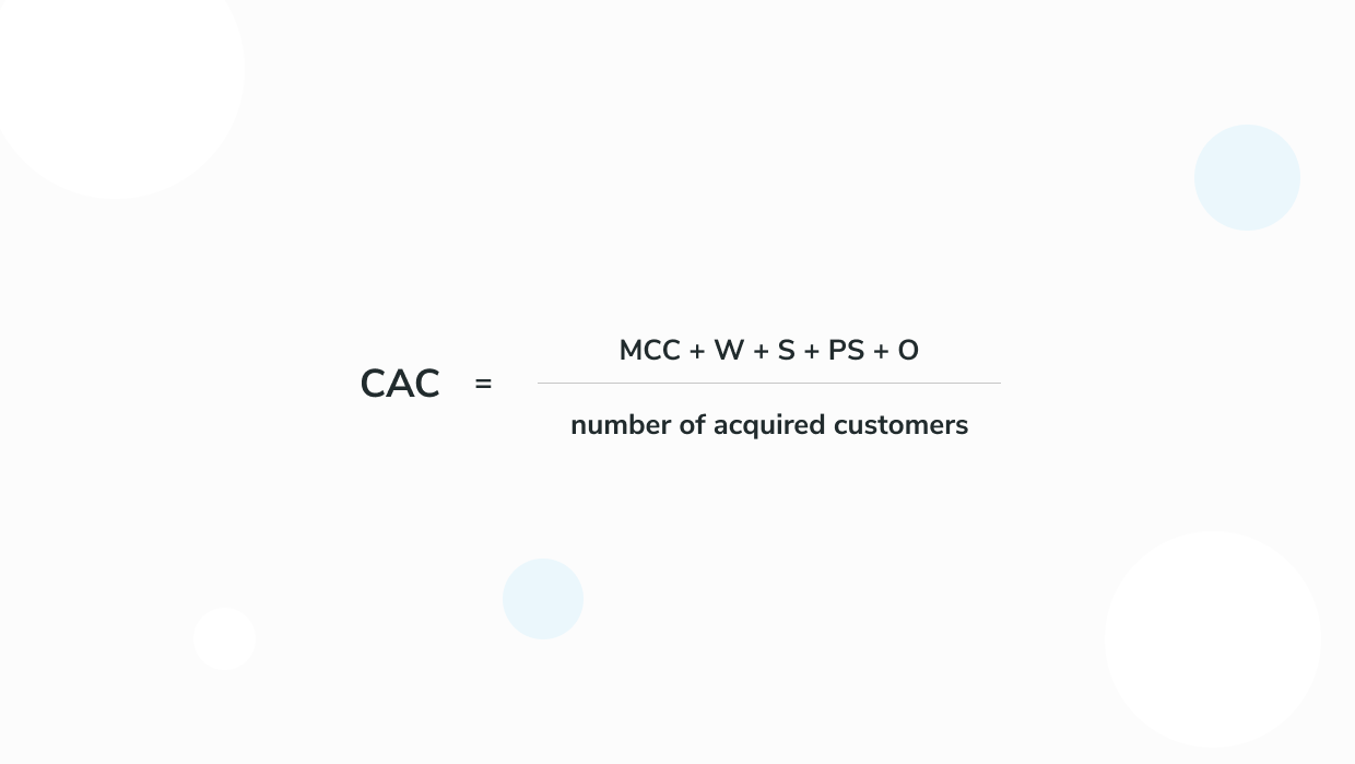 customer acquisition cost formula