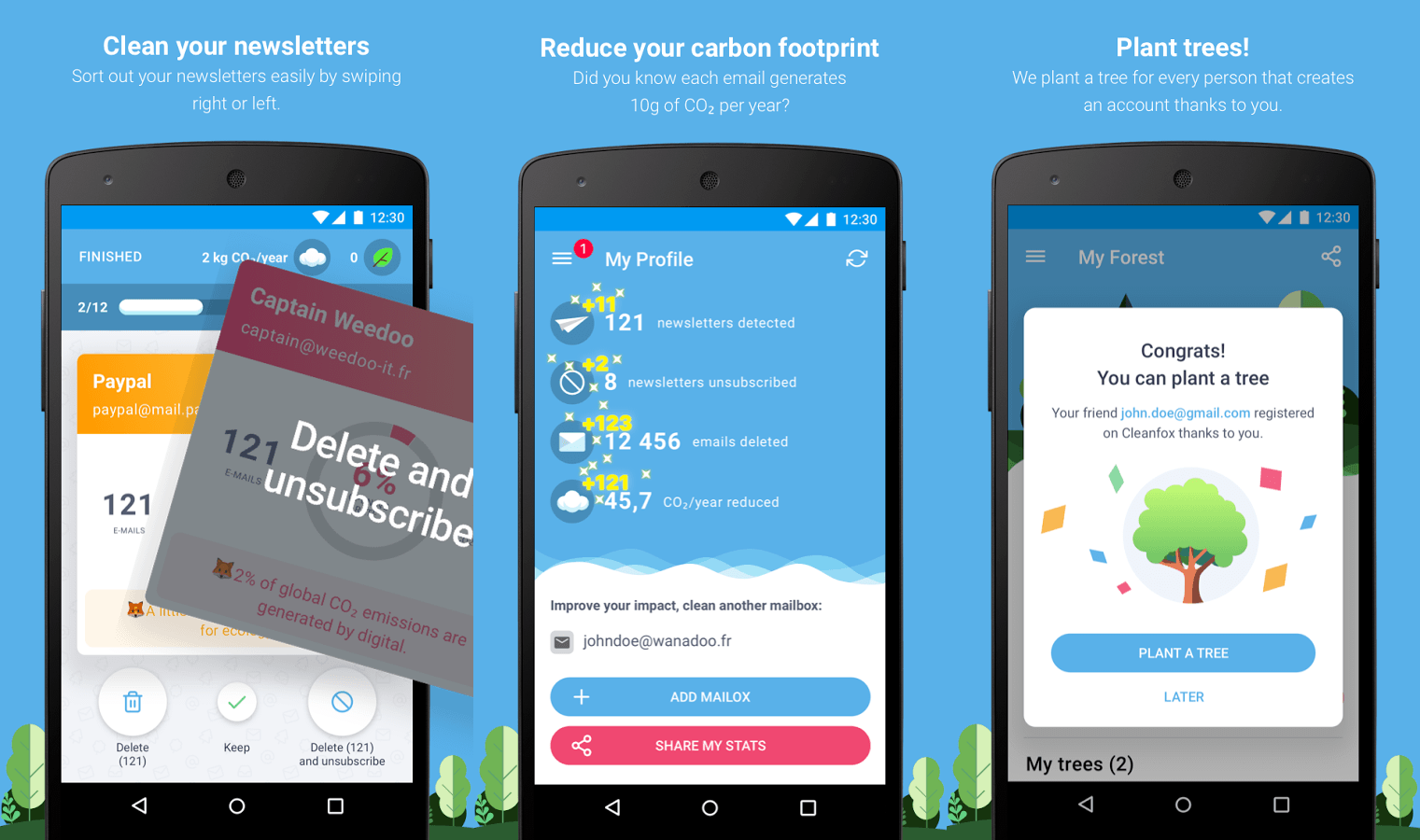Cleanfox расширение для Gmail Cleanfox расширение для Gmail