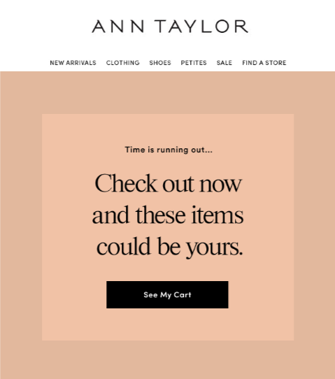 abandoned cart email abandoned cart email