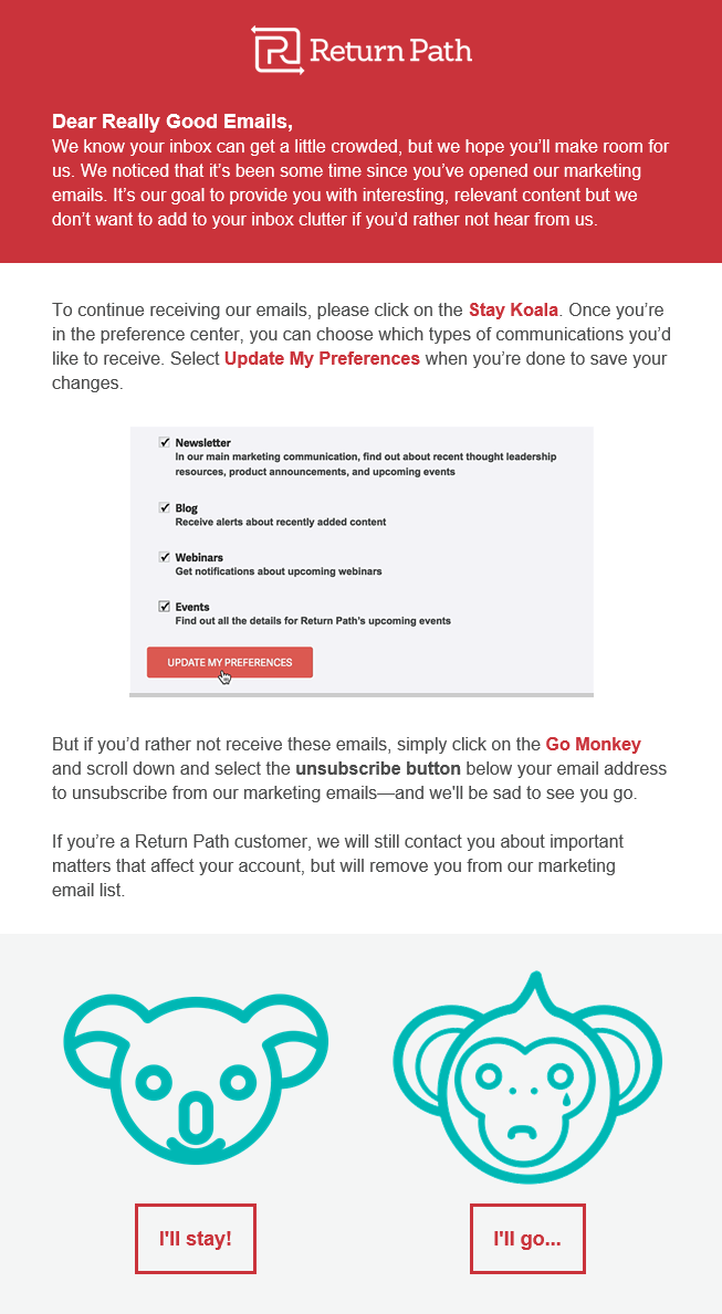 email preferences update by return path email preferences update by return path