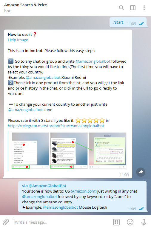 amazon telegram bot amazon telegram bot