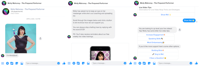 Molly Mahoney chatbot use case Molly Mahoney chatbot use case
