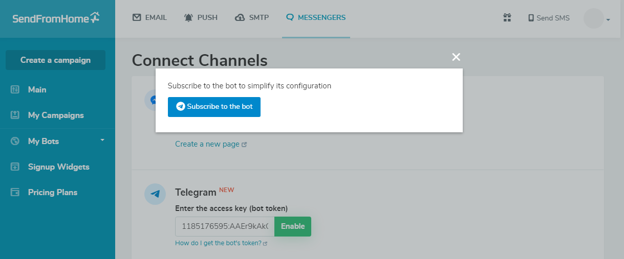 subscribing to bot subscribing to bot