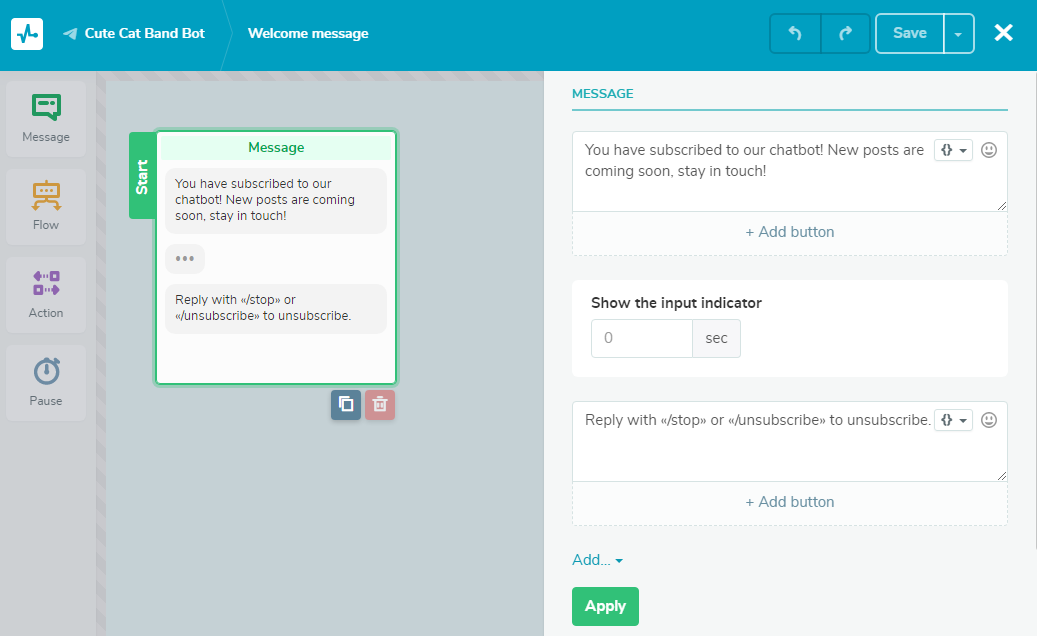 chatbot welcome message trigger chatbot welcome message trigger
