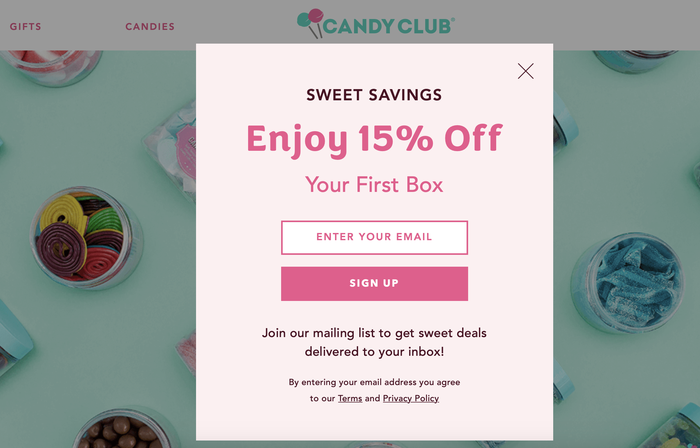 pop-up example pop-up example