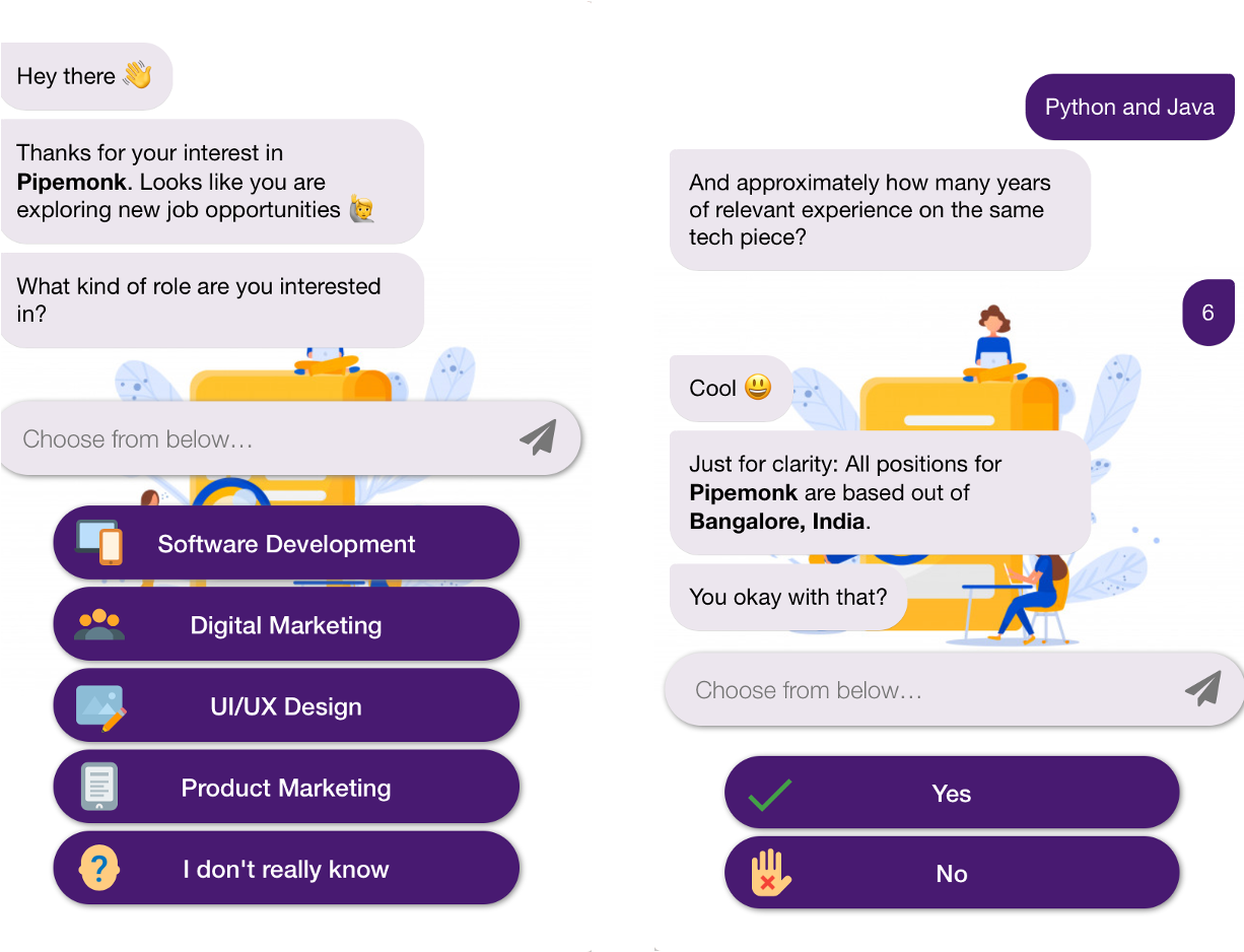 recruitment chatbot example recruitment chatbot example