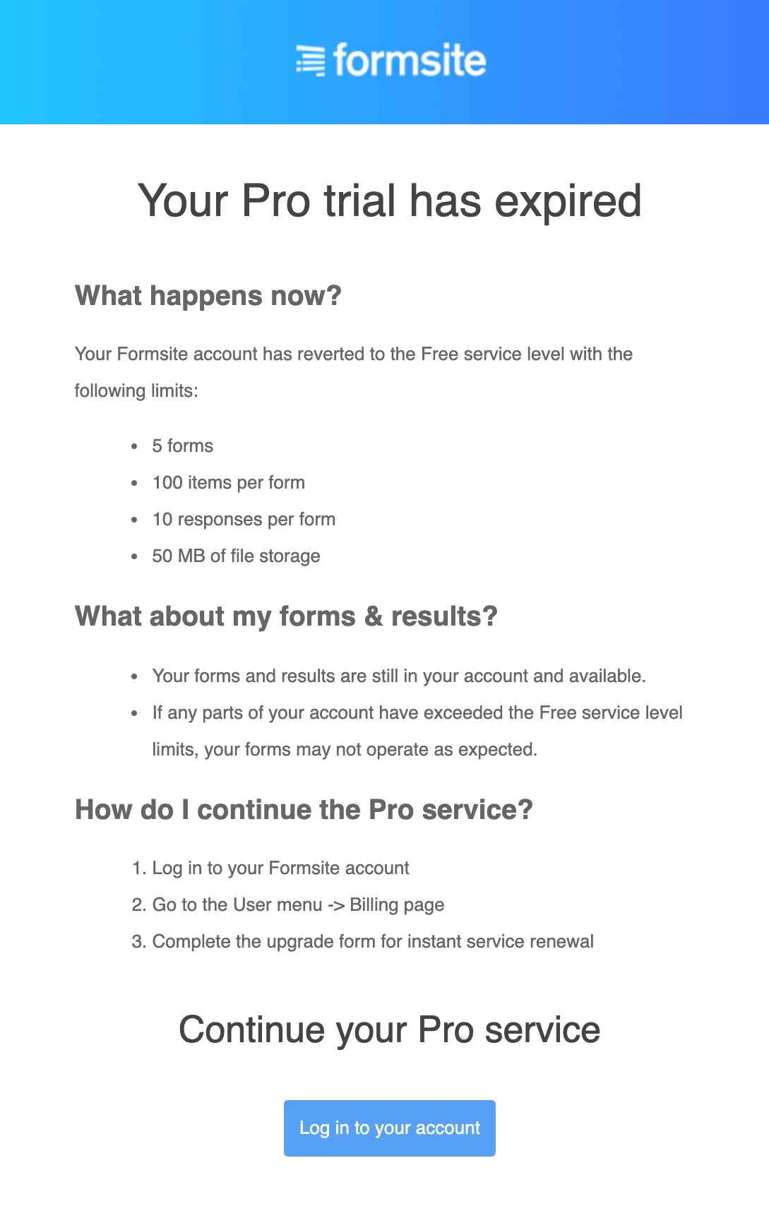 free trial expiration email free trial expiration email
