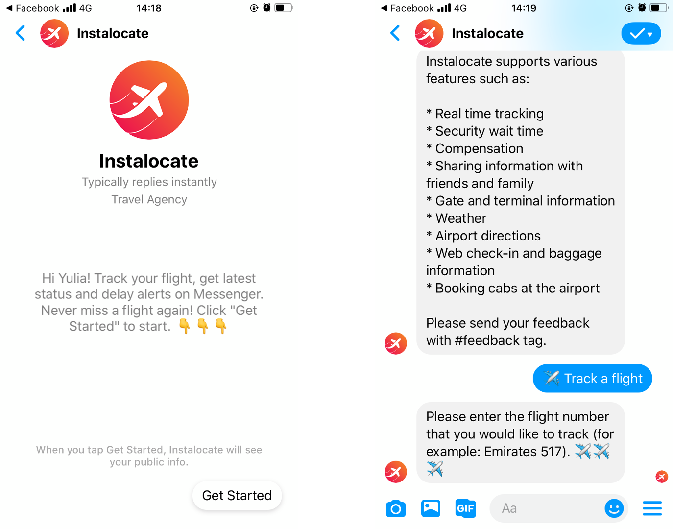 instalocate travel chatbot instalocate travel chatbot