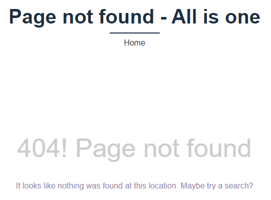 404 page example 404 page example