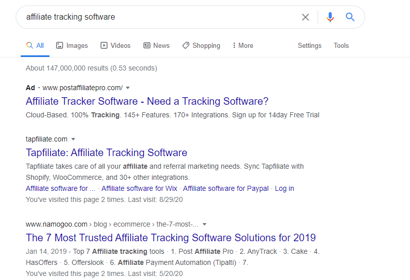 paid ad example paid ad example