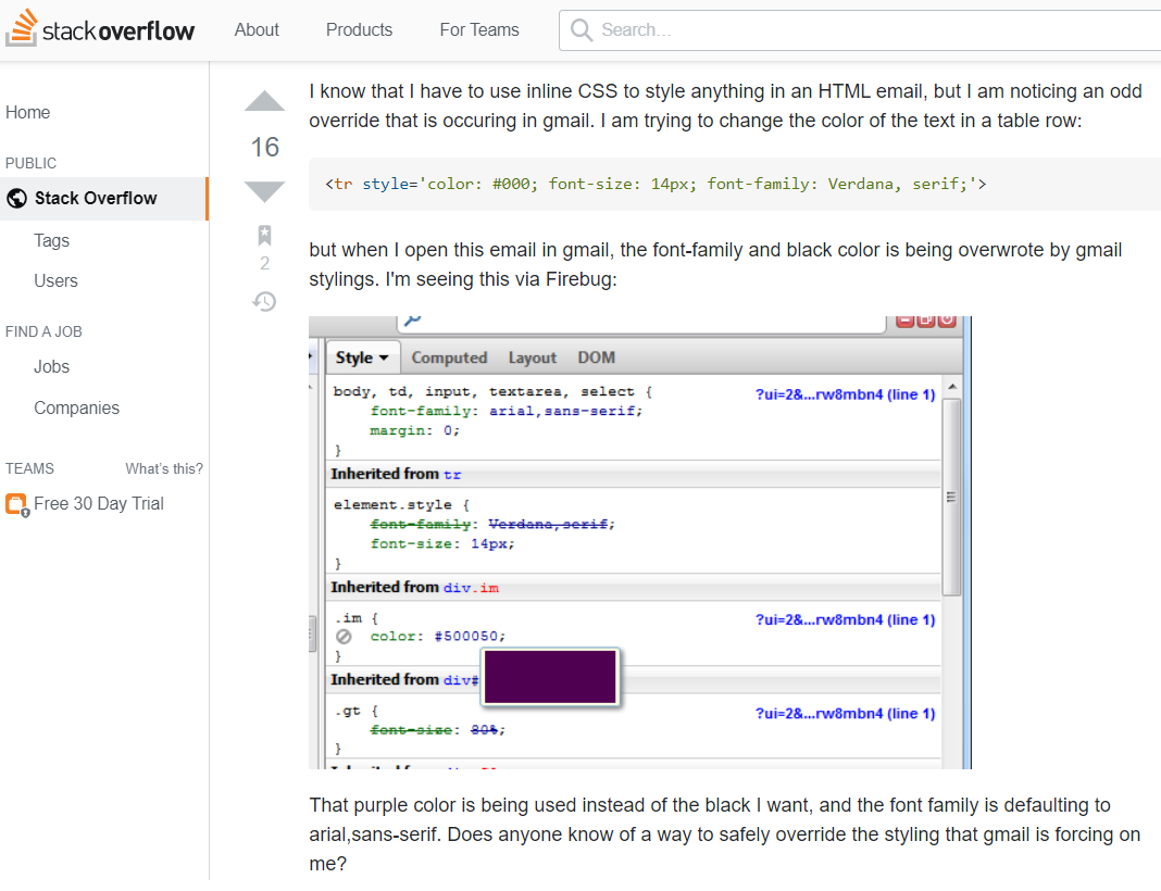 color display issues in email color display issues in email