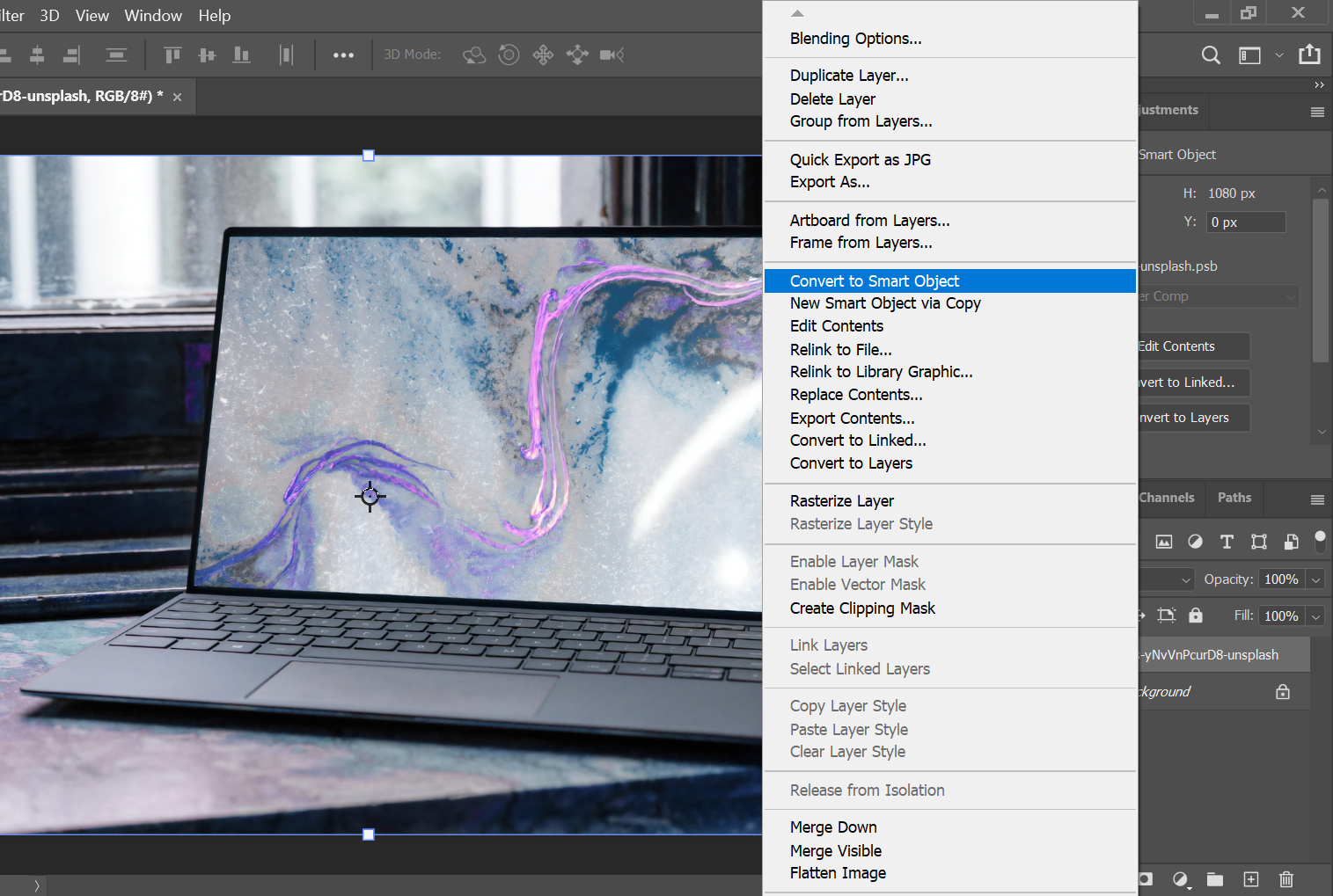 converting images to smart objects converting images to smart objects
