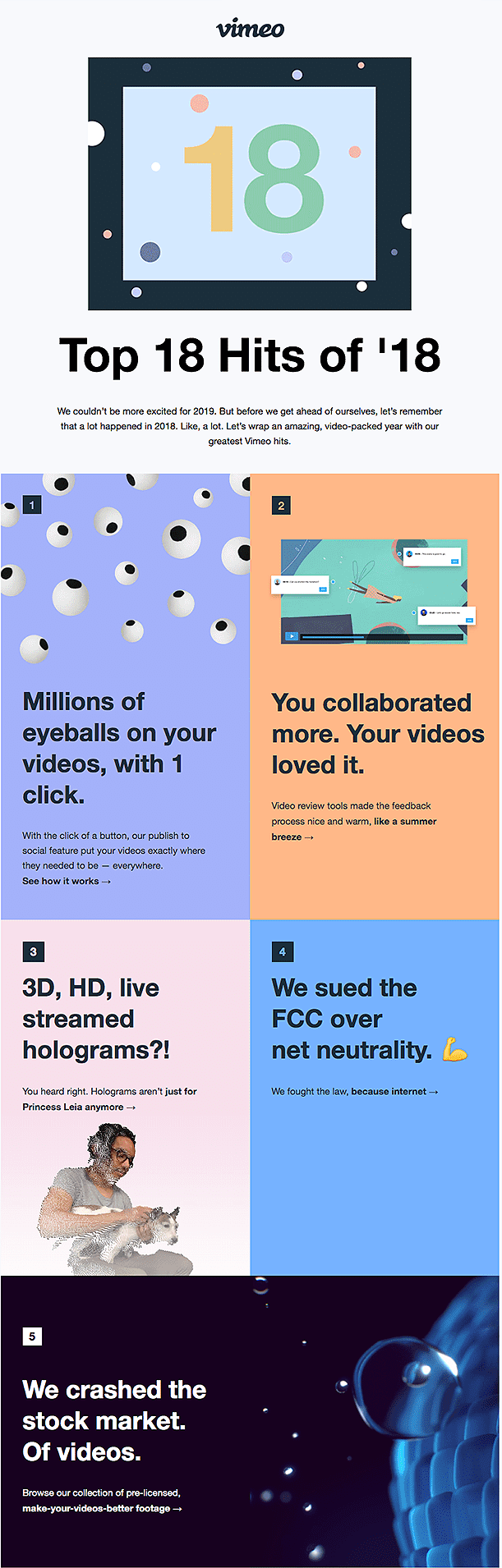 vimeo email newsletter design vimeo email newsletter design