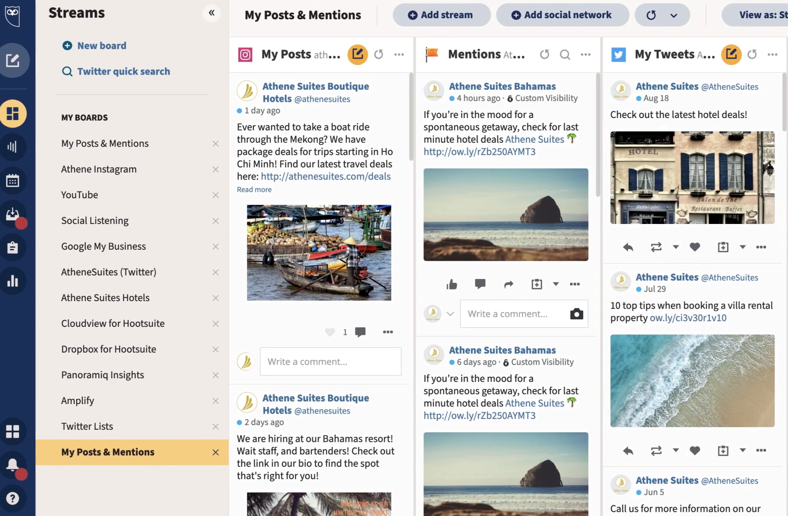 Hootsuite Streams Hootsuite Streams