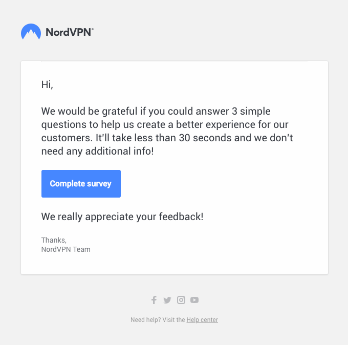 survey email as part of demand generation campaign survey email as part of demand generation campaign