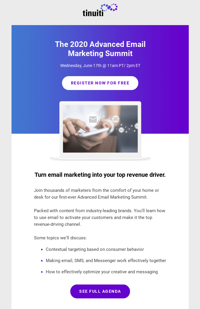 webinar email as part of demand generation campaign webinar email as part of demand generation campaign