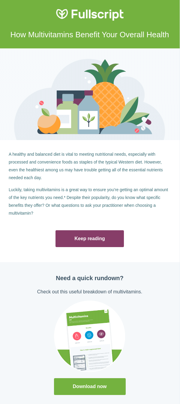 useful content in email useful content in email