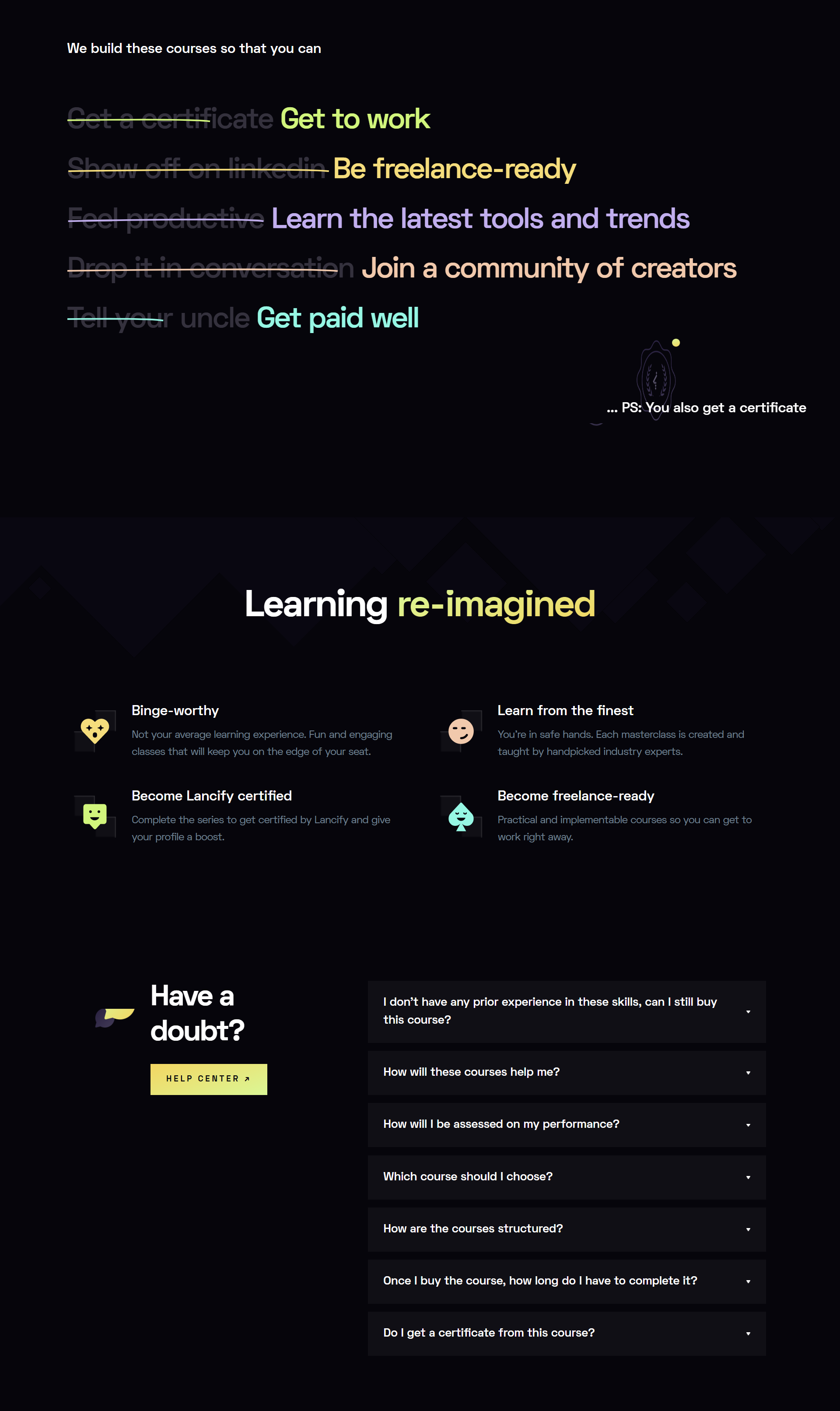 landing page design example landing page design example