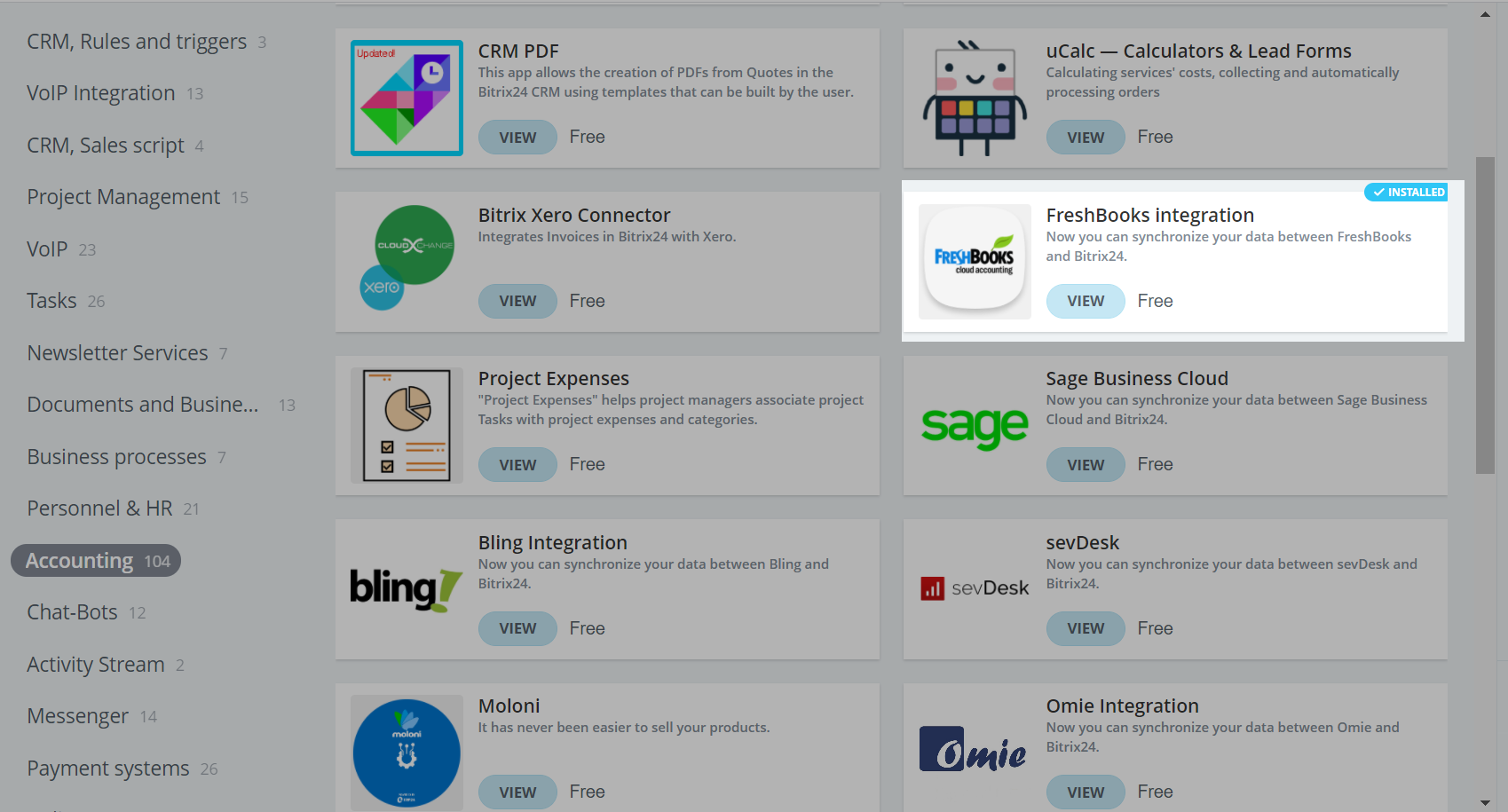 crm Accounting integration crm Accounting integration