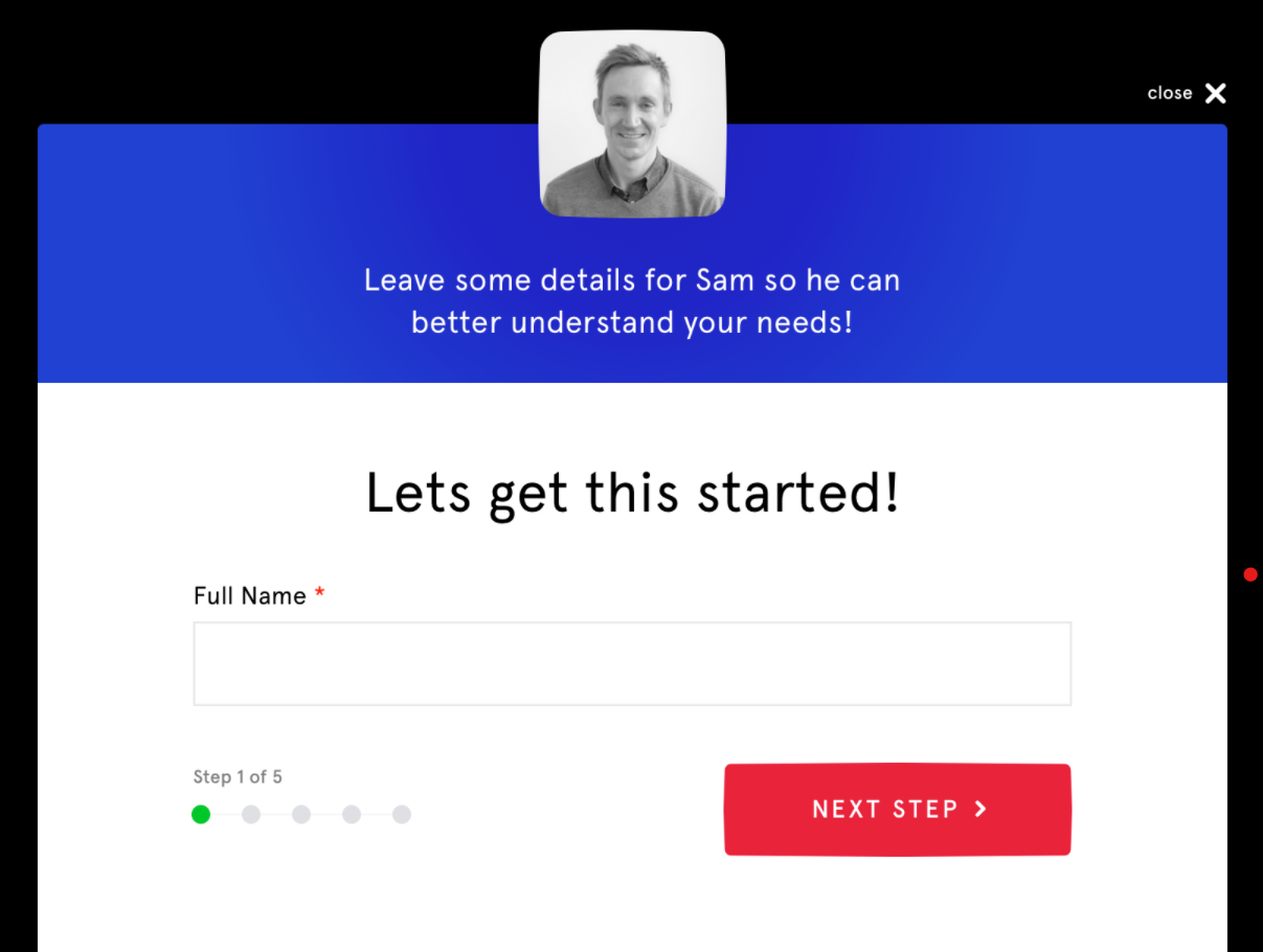lead capture form example lead capture form example