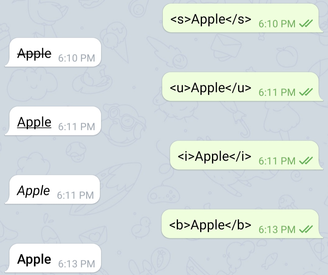 telegram text formatting bot telegram text formatting bot