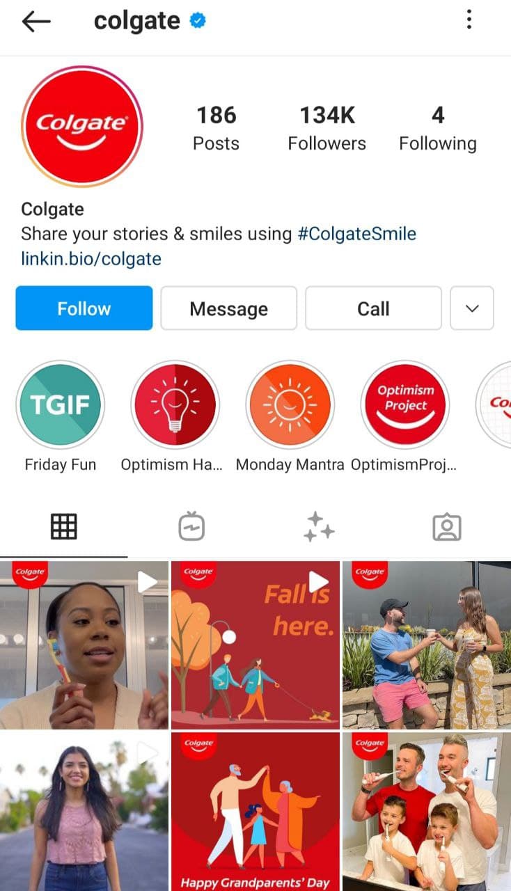 Instagram bio example Instagram bio example