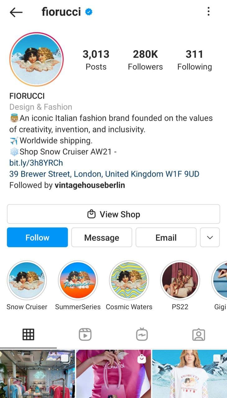 brand mission statement as an Instagram bio brand mission statement as an Instagram bio