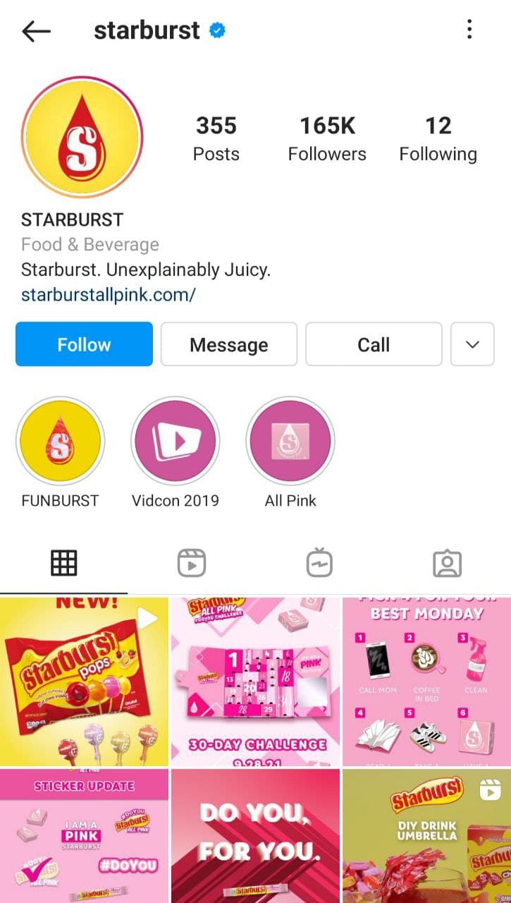 Instagram bio example Instagram bio example
