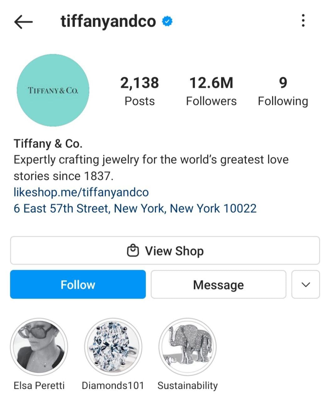 Instagram bio example Instagram bio example