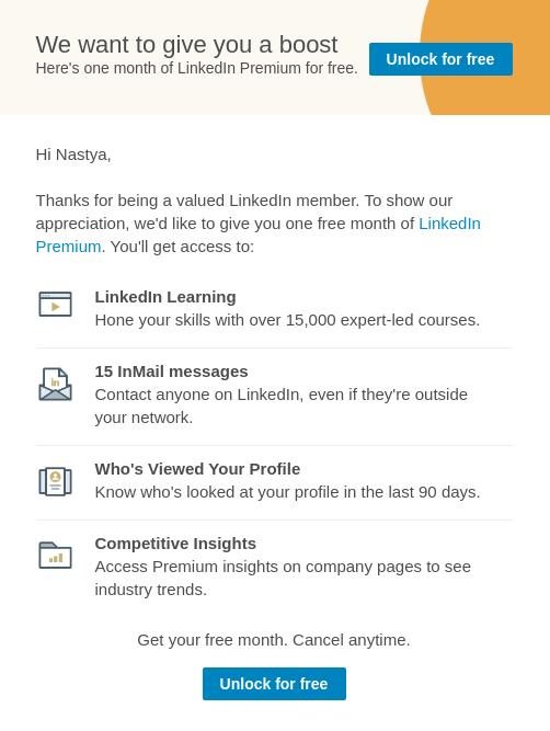 upsell email example upsell email example
