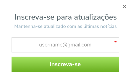 Formulário de inscrição para aumentar sua lista de e-mails Imagem 3