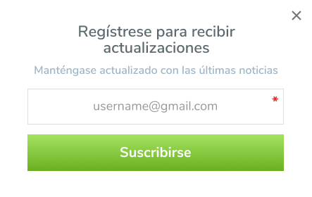 Formulario de suscripción para hacer crecer tu lista de correo Imagen 3