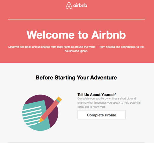 Welcome email Welcome email